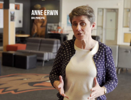 Principal Anne Erwin describes the Success Fund