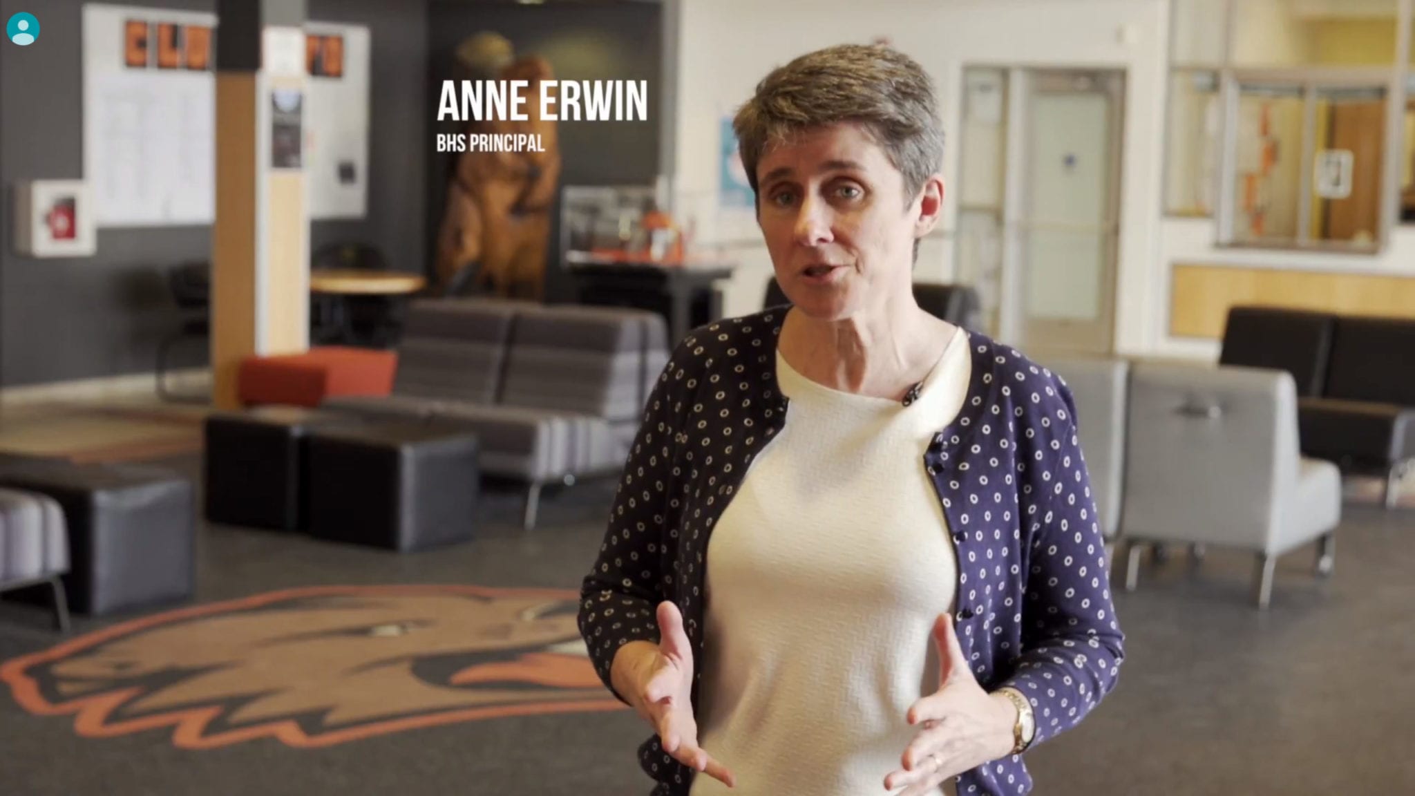 Principal Anne Erwin describes the Success Fund